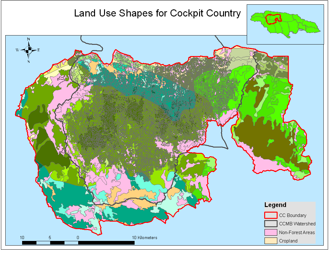 land use shapes